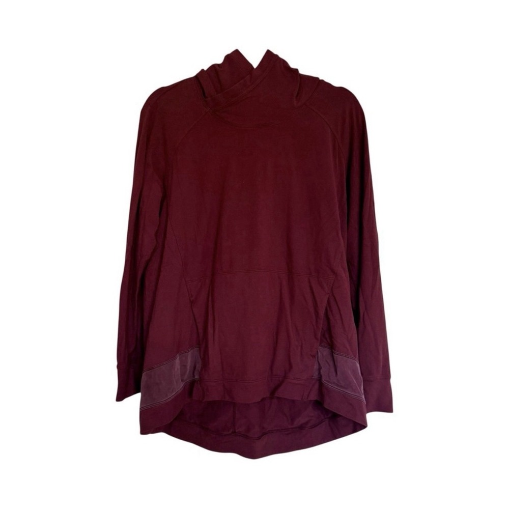 lululemon Keep It Cozy Pullover Hoodie - Burgundy - Size 8